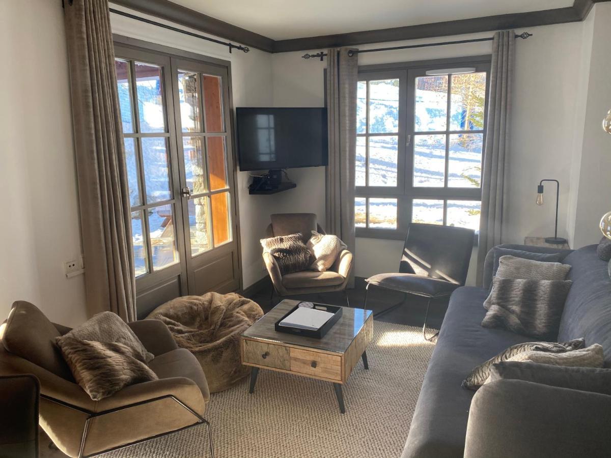 Arc 1950 - Appt 2 Chambres/ 1 Coin Nuit Luxueux- Ski Aux Pieds Les Arcs  Luaran gambar